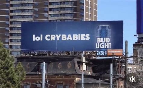 bud light lol crybabies billboard|Bud Light crybabies billboard is fake 